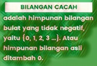 Pengertian Bilangan Cacah, Contoh dan Perbedaan dengan Bilangan Asli