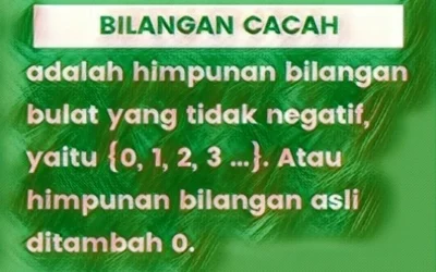 Pengertian Bilangan Cacah, Contoh dan Perbedaan dengan Bilangan Asli