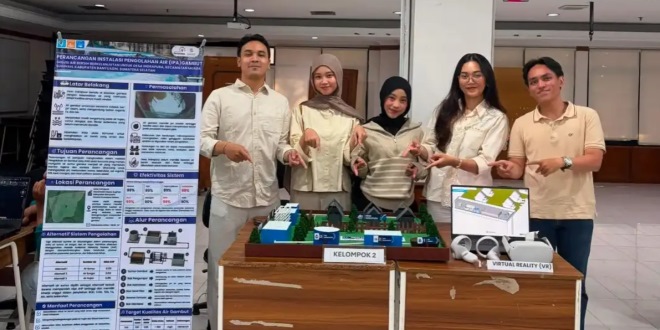 Mahasiswa Universitas Pertamina Sulap Air Gambut Jadi Air Bersih